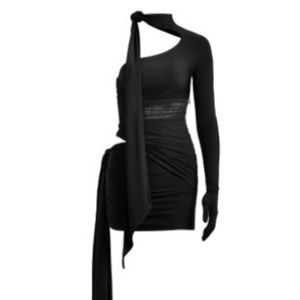 New Mugler x h and m dress w/ glove